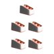 thumbnail image 3 of Yuarrent Soporte de almacenamiento de escalera trapezoidal resistente y duradero ABS para clasificar artículos diversos rojo Type2 NO2, 3 of 6