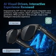 thumbnail image 3 of LUOMATE AI Smart Glasses with 1080P HD Camera & Polarized Lenses, Real-Time Translation, Photo/Video Recording & Voice Assistant for Men & Women, ChatGPT Compatible (Photochromic lenses), 3 of 8