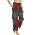 thumbnail image 3 of Kdxio Women's Comfy Stretch LadybugPrint Drawstring Pajama Pants-Medium, 3 of 9
