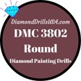 thumbnail image 1 of DMC 3802 Perles Rondes 5D Peinture Diamant DMC 3802 Très Foncé Antique, 1 of 3
