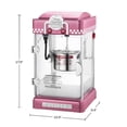 thumbnail image 2 of Little Bambino Countertop Popcorn Machine – 2.5oz Kettle with Measuring Spoon, Scoop, and 25 Serving Bags by Great Northern Popcorn (Pink), 2 of 2