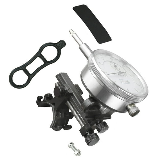 Dalazy Support de Centrage de Roue de Vélo et Outil Pratique pour Entretien de Roue en Plastique et Métal Noir (Indicateur) 1Ensemble