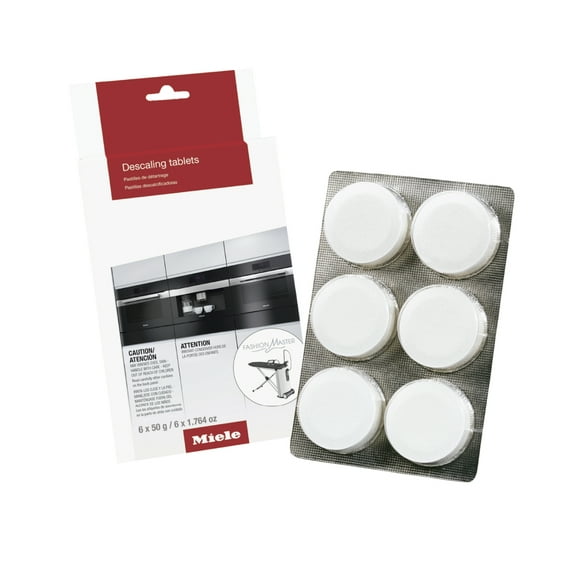6 Miele Descaling Tablets for Coffee Machines and Steam Ovens