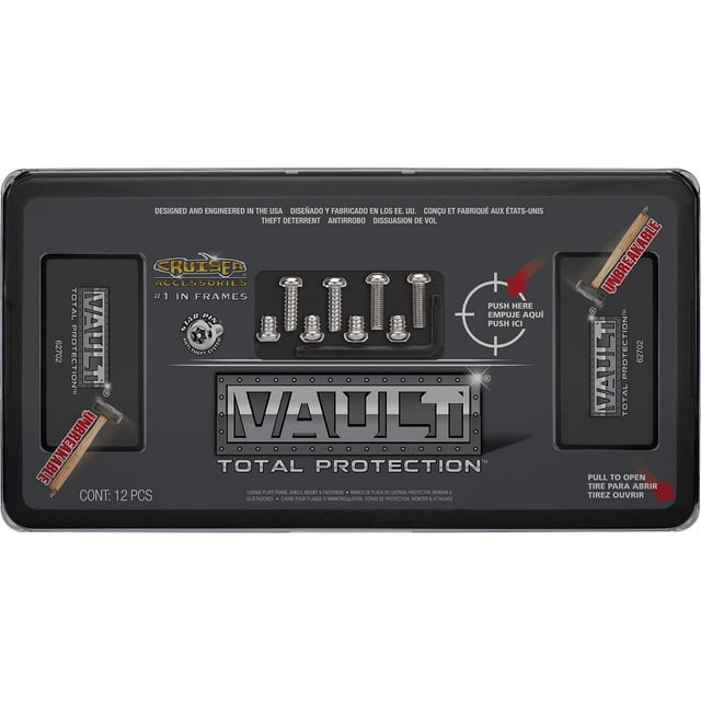 Cruiser Accessories Vault Anti-Theft Combo, Black/Smoke