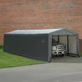 thumbnail image 3 of Sheltertube Wind And Snow-Load Rated Garage, 12X27X8 Grey, 3 of 12
