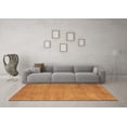 thumbnail image 3 of Ahgly Company Indoor Square Abstract Brown Modern Area Rugs, 3' Square, 3 of 4