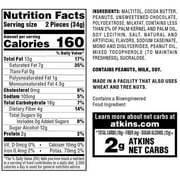Atkins Endulge Treats, Peanut Butter Cups, Sugar Free Candy, Keto Desserts, Low Sugar Treats, 20 Count (10ct Value Pack)