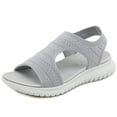 thumbnail image 2 of Summer Sandals for Women Simple Lightweight Sporty Wedge Heels Comfort Plus Size, 2 of 8