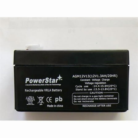 PowerStar  12V 1.3Ah SLA Battery for ps-1212 ub1213 pc1212 lc-r121r3pu