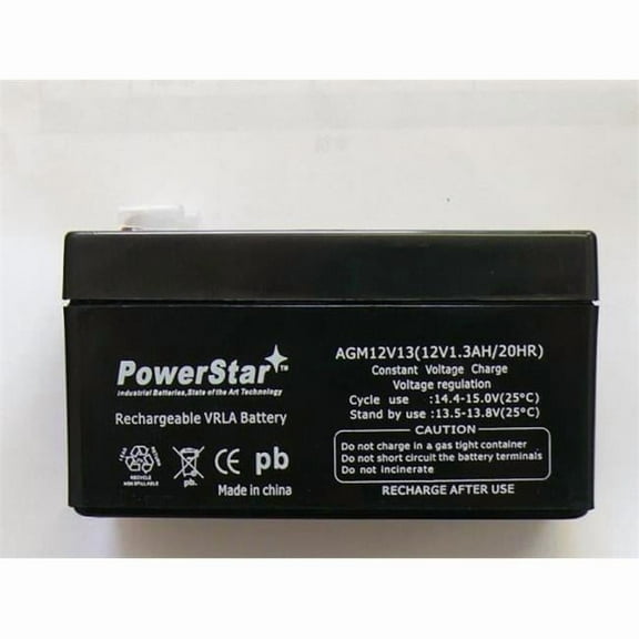 PowerStar  12V 1.2Ah VRLA & SLA & MF & AGM Rechargeable Battery - 2 Year Warranty
