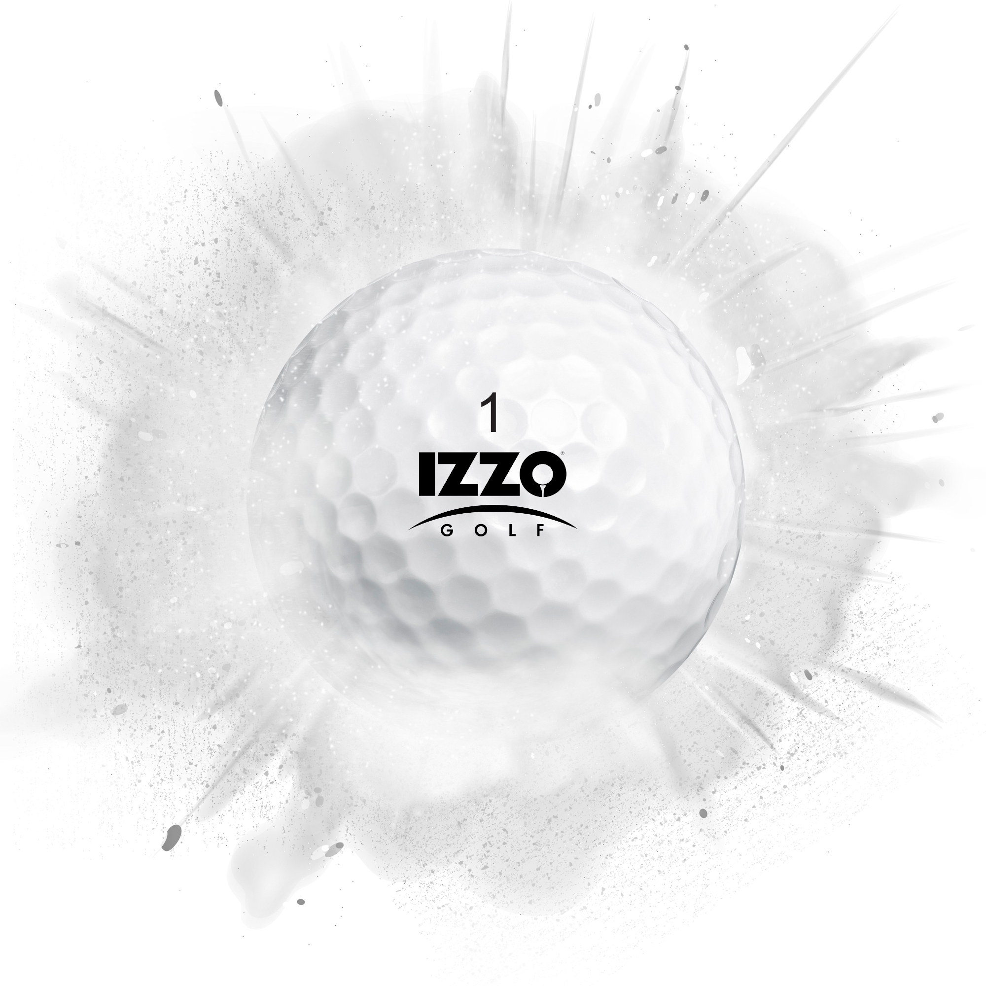 IZZO Golf Exploder Prank Golf Balls, 4 Pack White photo 3