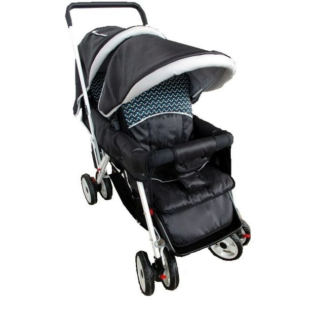 Deluxe double stroller