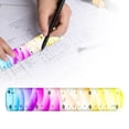 thumbnail image 2 of Geometric Ruler,8 in Colorful Drafting Ruler, Measuring Ruler Set with Straight Rulers, Triangles & Protractor, for Office, Engineering, Architecture, Drafting Projects, 2 of 7