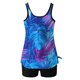 thumbnail image 5 of Trajes de baño tankini para mujer Trajes de baño de dos piezas con espalda de tiras y estampado conservador para mujer Traje de baño de dos piezas para mujer, 5 of 5