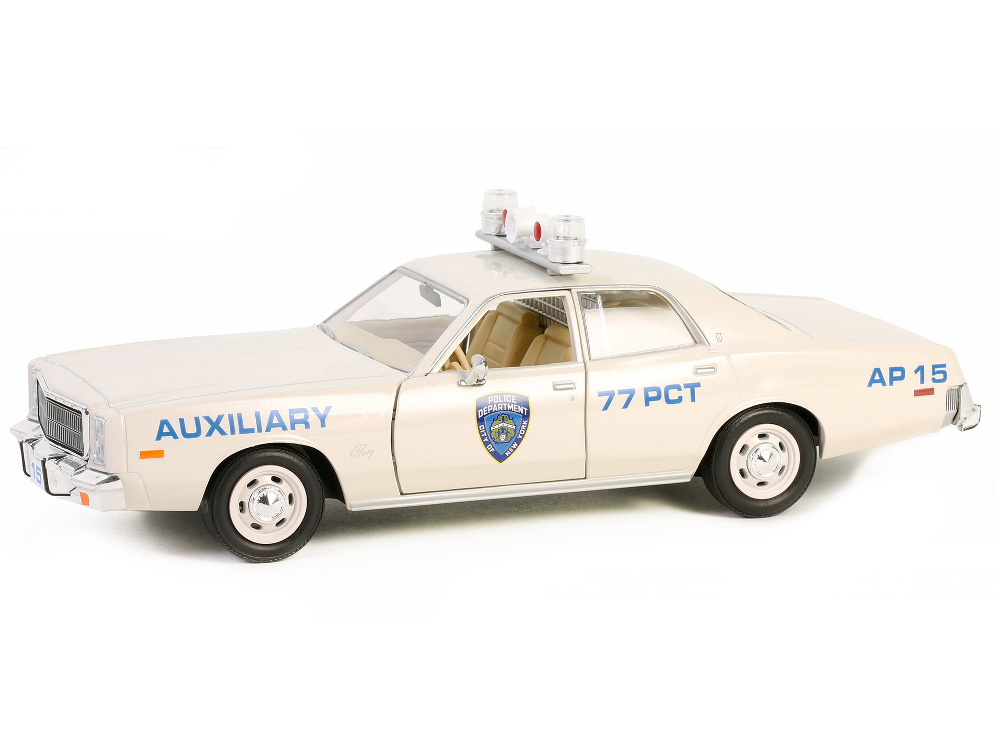 Port Authority of NY & NJ 1/18 1977 Plymouth Fury Greenlight