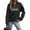 Black, variant on Graphic Women’S Tops Roomy Cozy Womens Pullover Sweaters Athletic Casual Relaxed Women'S Hoodies And Sweatshirts Clearance Clothes