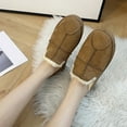 thumbnail image 5 of XEOVHV Warm Cotton Shoes,The Winter Women's Pile And Thickening Flat Heel Ankle Boots Classic Round Toe Soft Soled Shoes, 5 of 8