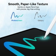 Protescreen Paper feel Screen Protector for iPad Air 13(2024/2025) & Pro 13(2024/2025), Premium AR Anti-Reflective Paper Texture Matte Film for Writing Drawing Notes, Apple Pencil Support