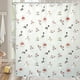 thumbnail image 4 of Cortina de ducha navideña con estampado navideño, impermeable, elegante y con estilo europeo y americano, con ganchos., 4 of 6