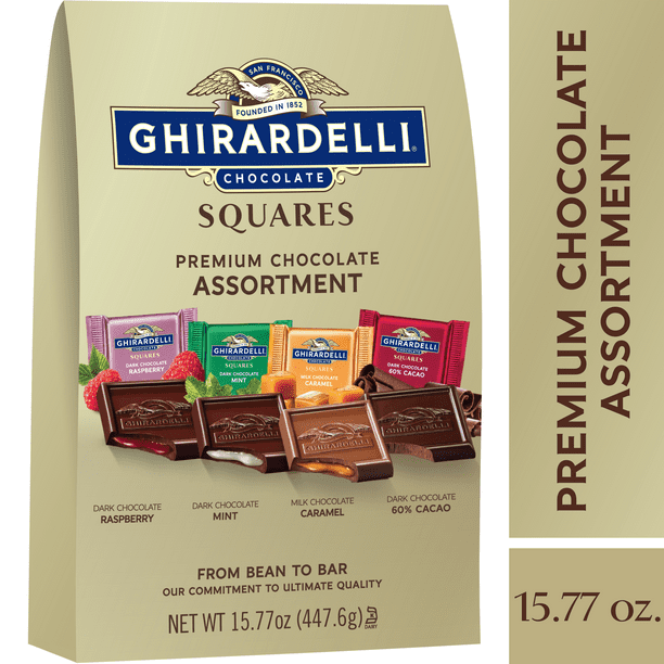 Ghirardelli Premium Chocolate Squares Assortment 15.77 oz. Walmart