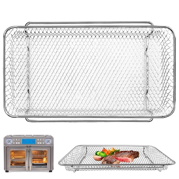 GWY 2-Pack Air Fryer Basket, 11.6"×6.9" Steel