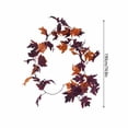 thumbnail image 3 of Darzheoy Thanksgiving Fall Garland, 6.2 ft Artificial Autumn Garland, Mantel Home Thanksgiving Outdoor Decor, Fall Decor, for Home Mantel Table Yard, 3 of 6