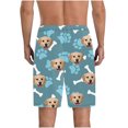 thumbnail image 4 of Xysaqa Big & Tall Men's Pajama Short Pants, Funny Dog Paw Printed Lounge Shorts for Women Plus Size Soft Elastic Waist Sleep Shorts 3X 4X 5X Summer Savings (Unisex), 4 of 8
