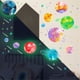 thumbnail image 1 of Pegatinas de pared fluorescentes del universo de colores luminosos, 1 of 8