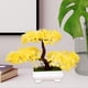 thumbnail image 5 of Árbol bonsái artificial, plantas artificiales, plantas en maceta, adornos, plantas falsas Amarillo, 5 of 7