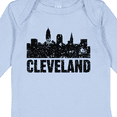 thumbnail image 4 of Inktastic Cleveland Skyline Grunge Boys or Girls Long Sleeve Baby Bodysuit, 4 of 5