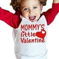 thumbnail image 5 of Otqutp Children Breathable Tees 1-6 Years Kids Baby Valentine's Day T Shirt Toddler Girls Boys Letter Heart Print Blouse Valentine Oversized Crewneck Tops(Red-c,12-18 Months), 5 of 5