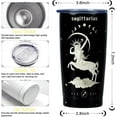 thumbnail image 6 of Sagittarius Zodiac Tumbler Perfect Astrology Gift for Women and Men 20oz Stainless Steel Insulated Travel Mug with Lid and Straw Sagittarius Constallation Birthday Gift and Decor for Astrology Lovers, 6 of 6