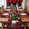 thumbnail image 5 of Christmas Placemats Set of 4, Moose Reindeer Place Mats Red Buffalo Check Plaid Snowflake Placemat Table Decoration for Kitchen Table Dinner Xmas Holiday Party Home Decor Indoor Outdoor 13x19 Inch, 5 of 9