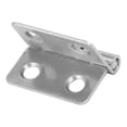 thumbnail image 2 of Uxcell 25mmx20mmx10mm Stainless Steel 270 Degree Spring Loaded Door Hinge Silver Tone 1Pc, 2 of 4