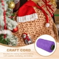 thumbnail image 4 of Polyester Macrame Cord, Polypropylene Craft Crochet Bag Rope Yarn for DIY Projects Light Blue/Purple, 4 of 7