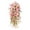 Light Pink, variant on Artificial Hanging Flowers Fake Plants Outdoor,1 Bundle Silk Morning Glory Faux Flowers with Eucalyptus Leaf,UV Resistant Realistic Hanging Petunias Plants for Home Garden Decor