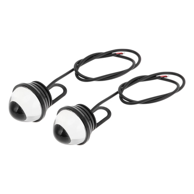 Luces de Placa de 2 Pcs Unique Bargains 12V Led para Automóvil Motocicleta Impermeable, Luz de Placa Roja a Prueba de Lluvia