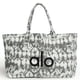 thumbnail image 1 of ALO Yoga Iconic Shopper Gray Tie Dye Large Tote Bag, 1 of 3