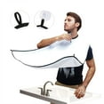 thumbnail image 5 of LNGOOR Bib Apron for Men - the Original Cape As Seen on Shark Tank, Mens Hair Catcher for Shaving, Trimming - Grooming Accessories & Gifts for Dad or Husband, 5 of 6