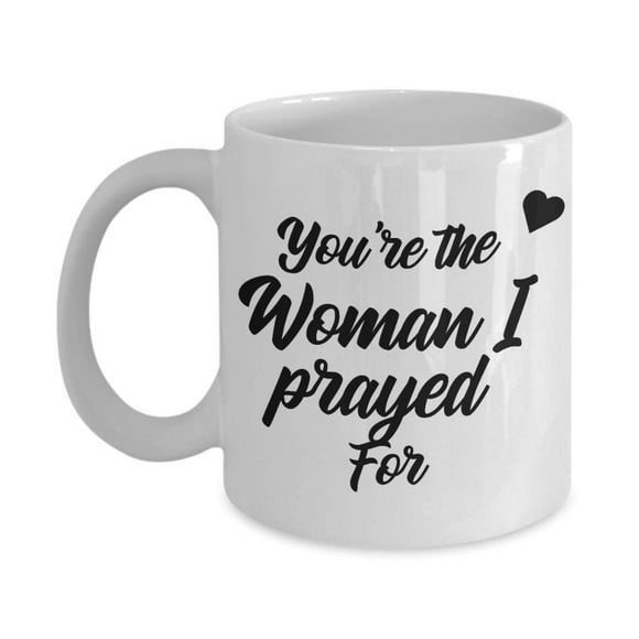 Valentine's Day Funny Gifts for Wife, Unique Gifts from Husband, You're the Woman I Prayed For, Special Birthday Unique Gifts for Her