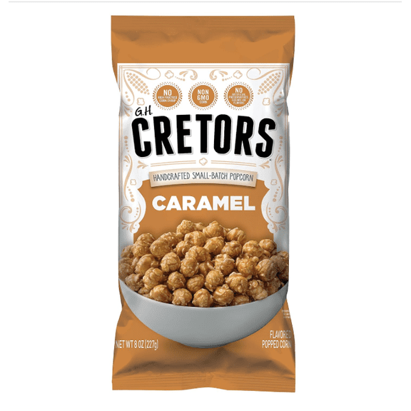 Cretors Caramel Corn Gourmet Popcorn Snacks 6 Pack 8 Oz