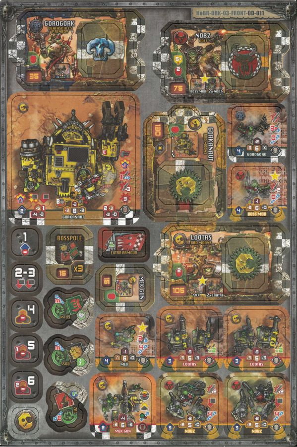 Iello Warhammer 40,000 Heroes of Black Reach: Ork Reinforcement Expansion