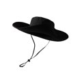 thumbnail image 6 of XIAOCHA Mens Detachable‑Mask Boonie Hat Solid Sun Hat Outdoor Wide‑Brim Hat,OTHER2, 6 of 8