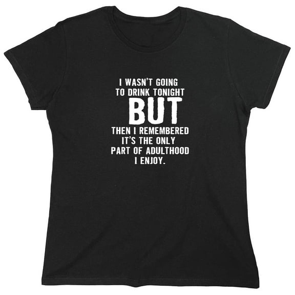 I Wasn't Going Sarcastic Humor Novelty Funny Women's Casual Tees