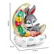 thumbnail image 5 of Electronic Pet Rabbit Transparent Gear Moon Rabbit Toy Car Children's Interactive Playmate Educational Crawling Toys For Baby, 5 of 5