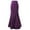 Purple, variant on Luxalzxs Women's Vintage Victorian Gothic Mermaid Long Skirt High Waist Ruffled Fishtail Maxi Skirt Retro Side Lace-Up Drawstring Tiered Pencil Skirt Jacquard Evening Party Dress Renaissance Skirts