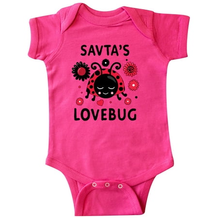 

Inktastic Valentine s Day Savta s Lovebug Gift Baby Boy or Baby Girl Bodysuit