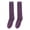 Purple, variant on Siminsem Womens Long Socks Under $8 Pure Color Soft Cotton Crew Tube Socks Casual Slouchy Heap Style Stretchy Color