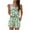 Green, variant on Two Piece Sets for Women Summer Plus Size Fashion Print Sleeveless+Short Pants Sport Pullover Leisure Set