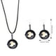 thumbnail image 3 of Pan Poached Egg Earrings Accesorios para el oído Personalidad exagerada Pizza Acrílico Pendientes Collar Mujeres, 3 of 4